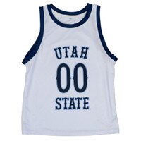 Youth Utah State Replica Throwback Basketball Jersey